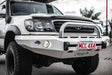 Land Cruiser 100 series 1998-2007 078-01SQSBL Rocker Bull Bar Single Sand Black Loop Package - SKU MCC-01007-7801SQSBL