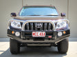 Prado 150 prefacelift 2009-2017 707-01 Falcon Bull Bar Single Black Loop Package (LED Foglight) - SKU MCC-01011-701SBLFOG