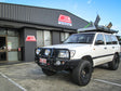 Land Cruiser 100 series 1998-2007 707-02 Falcon Bull Bar Black A-Frame Package (LED Foglight) - SKU MCC-01007-702FOGUP