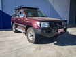 Land Cruiser 105 series 1998-2007 707-02 Falcon Bull Bar Black A-Frame Package (No Foglight) - SKU MCC-01014-702UP