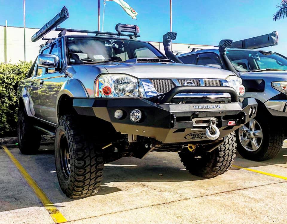 Navara D22 1997-2015 078-01SQL Rocker Bull Bar Single Low Loop Package - SKU MCC-03008-7801SQL