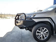 Hilux N80 2016-Current 039BSR Side Step and Rail Package (Chrome Step Plate) (50mm Bull Bar) - SKU MCC-01017-039BSR