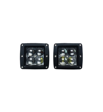 Square Fog Light (M Performance) Pair - SKU MCC-8008-078SQFOG