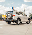 Land Cruiser 300 Series 2022-On - Bumper Cut 022-02 Rear Wheel Carrier Double Jerry Can Holder Package - SKU MCC-01023-202PK3