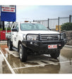 Hilux N80 2016-2020 707-02 Falcon Bull Bar Black A-Frame Package (LED Foglight) - SKU MCC-01017-702FOGUP