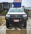 Hilux N80 2016-2020 707-02 Falcon Bull Bar Black A-Frame Package (LED Foglight) - SKU MCC-01017-702FOGUP