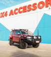 Hilux N80 2016-Current ABSR808 All Black Side Step and Rail Package (60mm Bull Bar) - SKU MCC-01017-039ABSR808