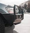 Pajero NM NP 1999-2006 707-02 Falcon Bull Bar Black A-Frame Package (LED Foglight) - SKU MCC-02005-702FOGUP