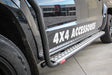 Amarok 2011-On 039BSR Side Step and Rail Package (Chrome Step Plate) (50mm Bull Bar) - SKU MCC-04001-039BSR