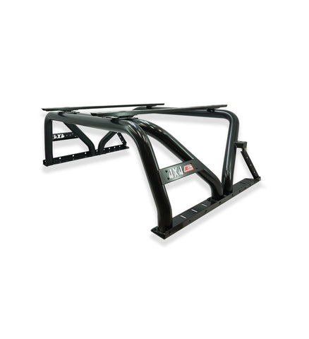 Navara D40 2004-2010 03205BTR Swing Sport Bar Black Tube with Roof Rack Package - SKU MCC-03006-05B185TR