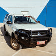 Triton MR 2019-Present 707-02 Falcon Bull Bar Black A-Frame Package (LED Foglight) - SKU MCC-02011-702FOGUP