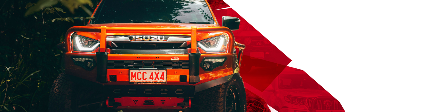4WD with Rear Bars & Wheel Carriers
