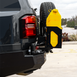Prado 250 2025-On 022-02 Rear Wheel Carrier Double Jerry Can Holder Package (Sand Black)