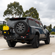 Prado 250 2025-On 022-02 Rear Wheel Carrier Single Jerry can Holder Package (Sand Black)