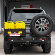 Prado 250 2025-On 022-02 Rear Wheel Carrier Double Jerry Can Holder Package (Sand Black)
