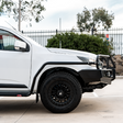 Colorado RG Trail Blazer 2017-2020 707-02 Falcon Bull Bar Black A-Frame Package (LED Foglight) - SKU MCC-07005-702FOGUP