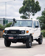 Land Cruiser 79 Series Single Cab 2024-On - 078-01SQL Rocker Bull Bar Single Low Loop Package - SKU MCC-01024-7801SQLSC