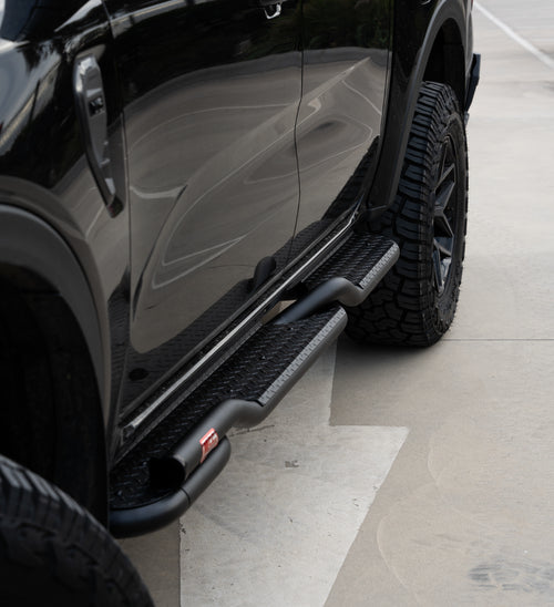 Next-Gen Ranger 2022-On - 030-09TWSB Twisted Side Step (Sand Black) Package - SKU MCC-05010-P309TWSB