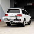 Land Cruiser 200 series 2007-2021 Bumper Cut 022-02 Rear Wheel Carrier Double Jerry Can Holder Package - SKU MCC-01019-202PK3