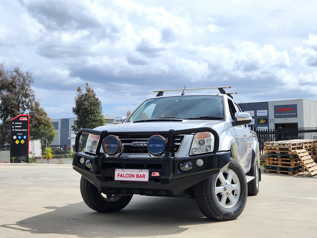 Dmax 2007-2011/ Holden RA7 - 707-02 Falcon Bull Bar Black A-Frame Pack ...