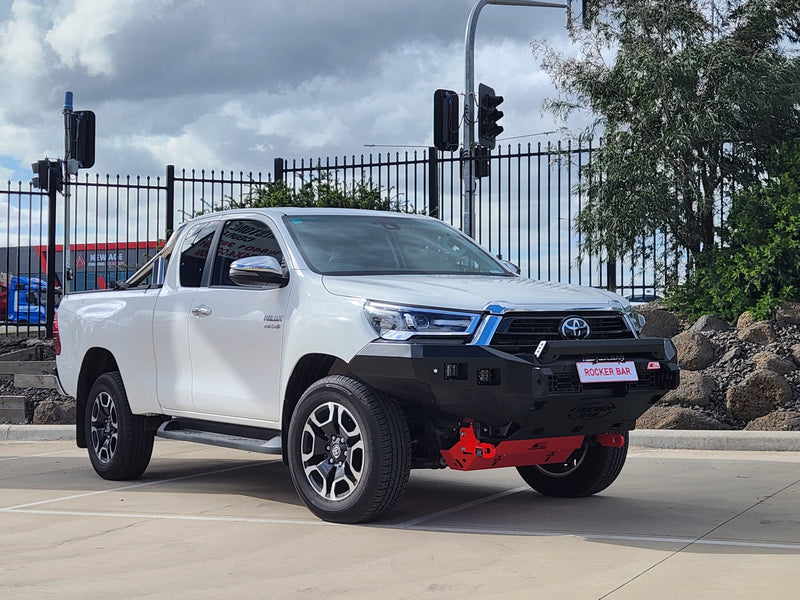 Hilux 2020 On 078 01SQL Rocker Bull Bar Single Low Loop Package