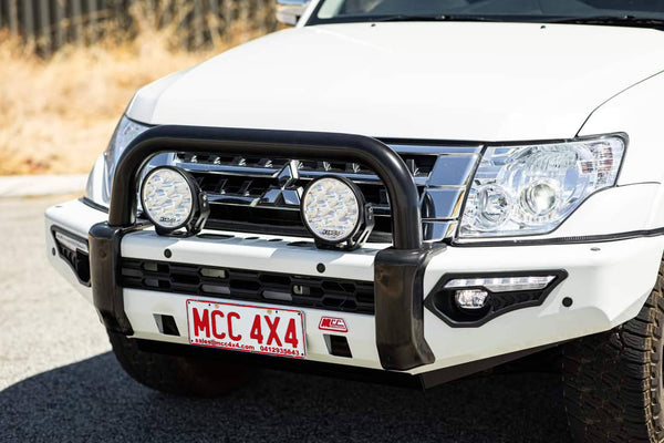 Pajero NS NX NT NW 2006-2021 808-01 Phoenix Bull Bar Single Black Loop Package - SKU MCC-02004-801SBL