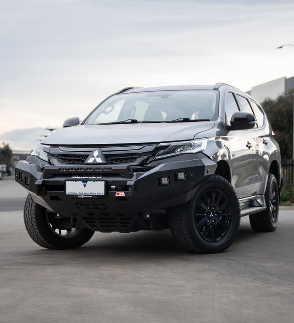 Pajero Sport QE 2015-2020 078-01SQL Rocker Bull Bar Single Low Loop Package - SKU MCC-02010-7801SQL