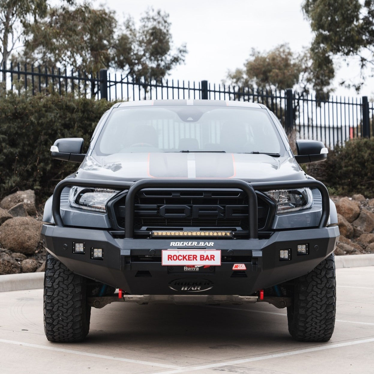 Mcc Ranger Raptor Ranger Raptor 2018-2021 078-02SQ Rocker Bull Bar Triple Loops Package ...