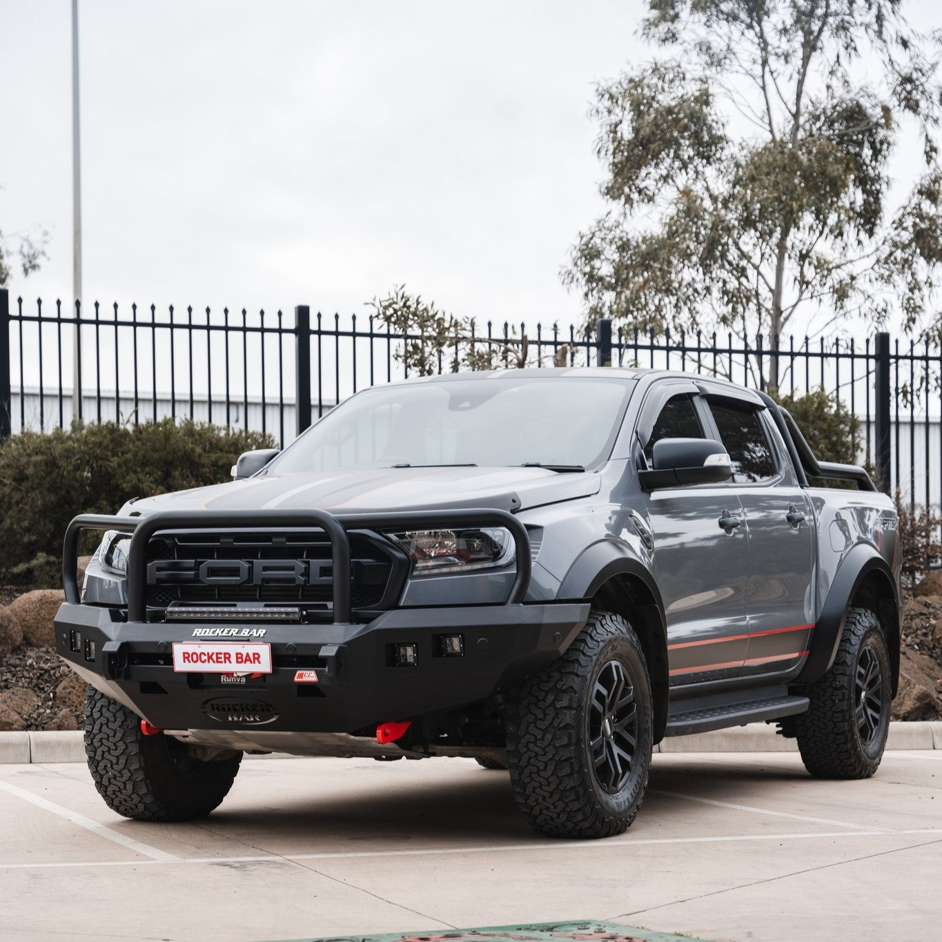 Mcc Ranger Raptor Ranger Raptor 2018-2021 078-02SQ Rocker Bull Bar Triple Loops Package ...