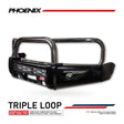 Triton MV 2024-On 808-01 Phoenix Bull Bar Triple Stainless Loops Package