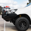Hilux N80 2016-2020 707-01 Falcon Bull Bar Single Black Loop Package (No Foglight) - SKU MCC-01017-701SBL