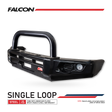 BT50 2025-On Facelift 707-01 Falcon Bull Bar Single Black Loop Package (No Foglight)