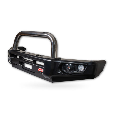 BT50 2025-On Facelift 707-01 Falcon Bull Bar Single Stainless Loop Package (LED Foglight)