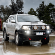 Hilux KUN26R 2012-2015 707-02 Falcon Bull Bar Black A-Frame Package (LED Foglight) - SKU MCC-01015-702FOGUP