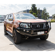 Navara NP300 2015-2020 707-02 Falcon Bull Bar Black A-Frame Package (LED Foglight) - SKU MCC-03013-702FOGUP