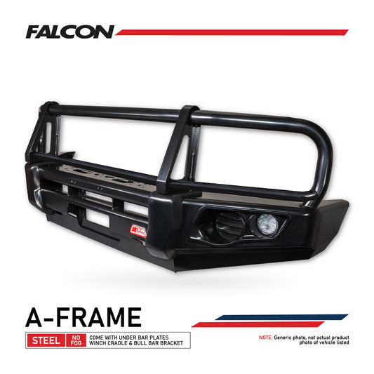 Colorado RC 2008-2012 707-02 Falcon Bull Bar Black A-Frame Package (No Foglight) - SKU MCC-07003-702UP