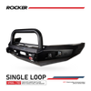 Prado 150 prefacelift 2009-2017 078-01SQSBL Rocker Bull Bar Single Sand Black Loop Package - SKU MCC-01011-7801SQSBL