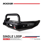 Prado 150 prefacelift 2009-2017 078-01SQSBL Rocker Bull Bar Single Sand Black Loop Package - SKU MCC-01011-7801SQSBL
