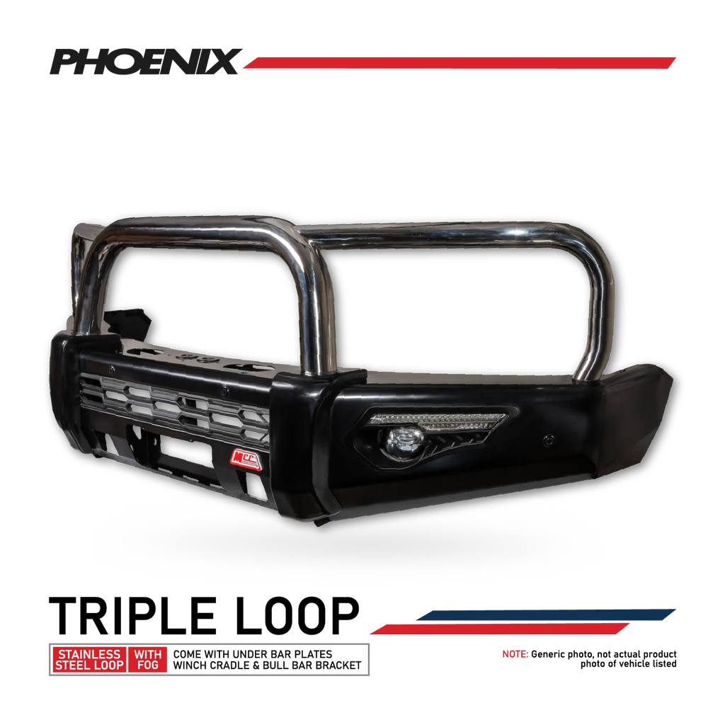 Next-Gen Ranger/Everest 2022-On - 808-01 Phoenix Bull Bar
