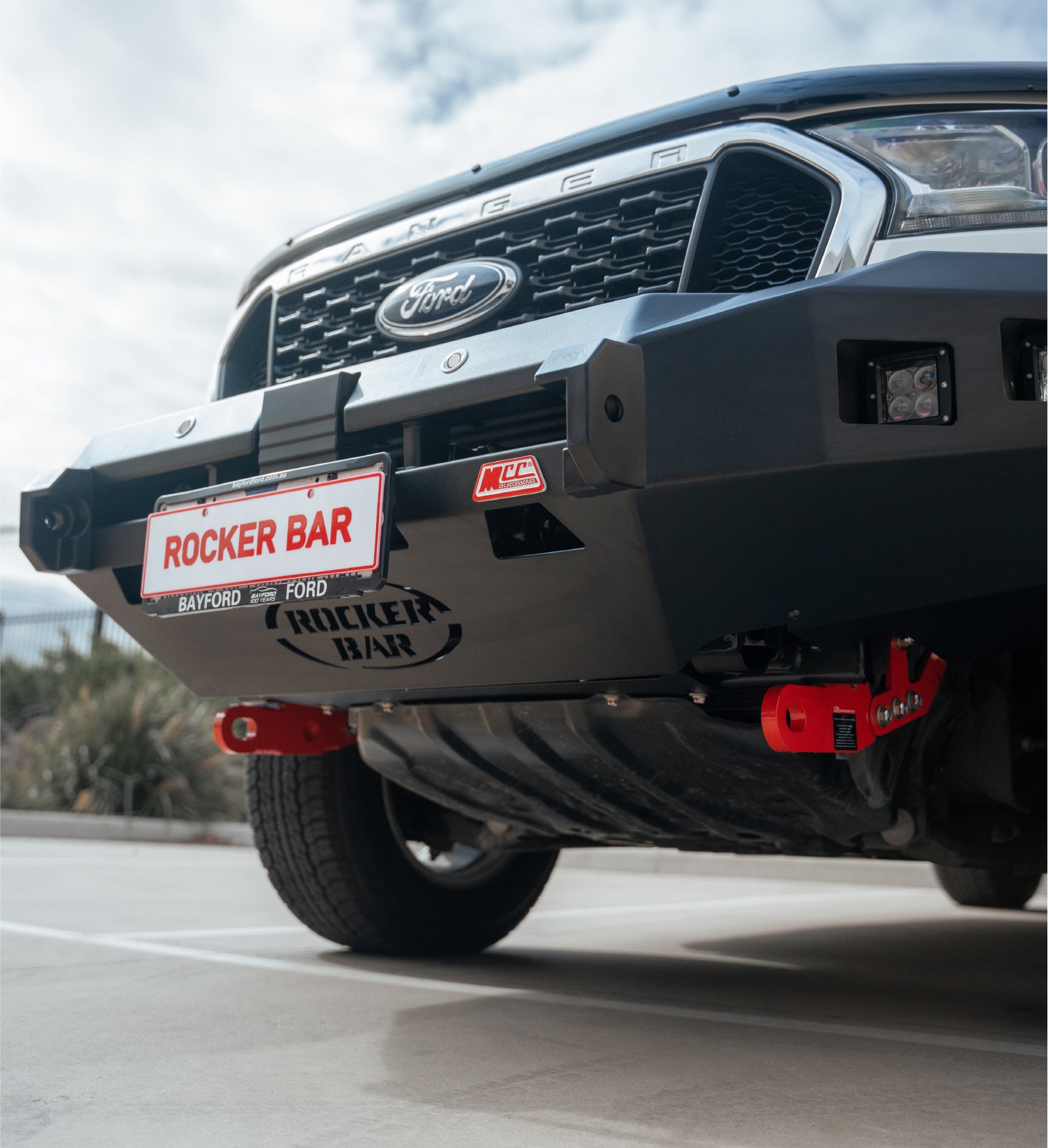 Military Rocker Bar Ranger Tech Pack PX 3 2019-Present 078-01SQ Rocker Bull Bar No Loop Pa ...