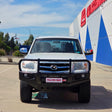 BT50 UN 2006-2011 707-02 Falcon Bull Bar Black A-Frame Package (LED Foglight) - SKU MCC-06001-702FOGUP