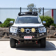 Great Wall Cannon 09/20 to Current - 707-02 Falcon Bull Bar Black A-Frame Package (LED Foglight) - SKU MCC-11002-702FOGUP