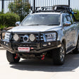 Great Wall Cannon 09/20 to Current - 707-02 Falcon Bull Bar Black A-Frame Package (LED Foglight) - SKU MCC-11002-702FOGUP