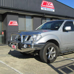 Navara D40 2011-2015 707-01A Alloy Falcon Bull Bar Triple Loops Package (LED Foglight) - SKU MCC-03007-701AW