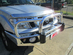 Navara D40 2011-2015 707-01A Alloy Falcon Bull Bar Triple Loops Package (LED Foglight) - SKU MCC-03007-701AW