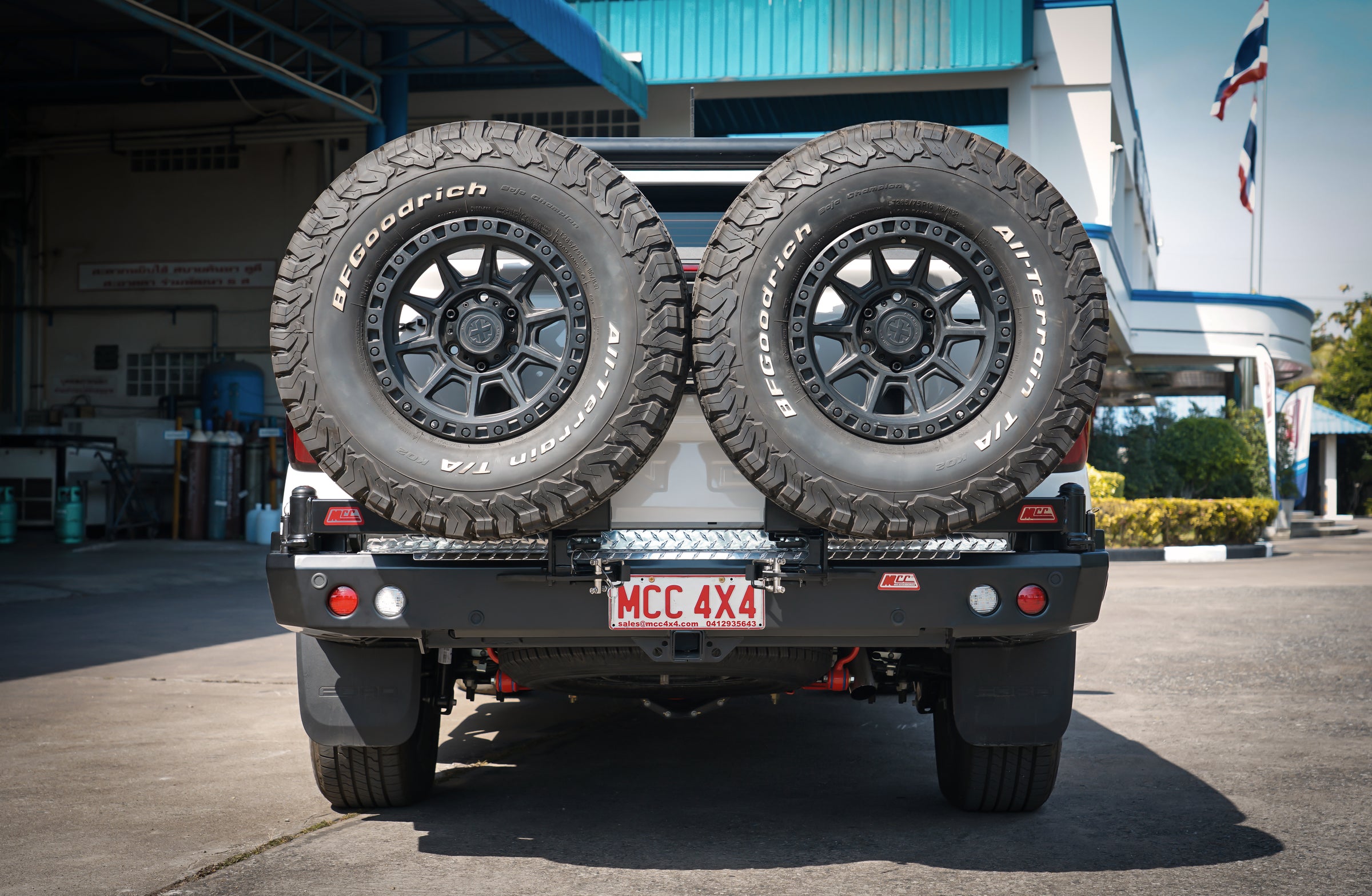 Double Rear New Ranger 2022-On - 022-02 Rear Wheel Carrier Dual Wheels Carrier Pac ...