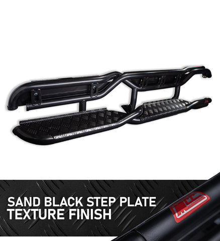 Next-Gen Ranger 2022-On - 030-09TWSB Twisted Side Step (Sand Black) Package - SKU MCC-05010-P309TWSB