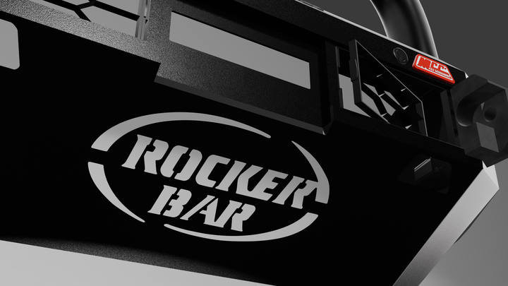 Black Powder Coated technical detail