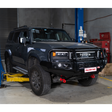 Prado 250 2025-On (With Fog) 707-02 Falcon Bull Bar Black A-Frame Package (LED Foglight) (Sand Black)