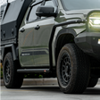All-New Amarok 2023-On - 039ABSR808 All Black Side Step and Rail Package (60mm Bull Bar) - SKU MCC-04002-039ABSR808
